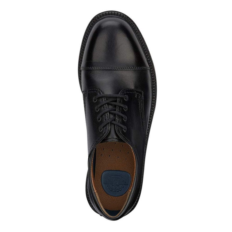DOCKERS Mens Gordon Leather Dress Casual Cap Toe Oxford Shoe, Black, 10 M - Image 3